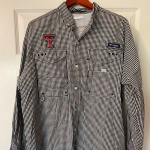 Texas Tech Columbia Long Sleeve Fishing Shirt